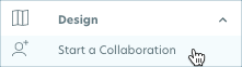 Start collaboration menu option